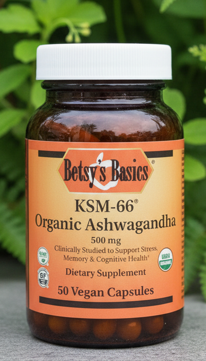 Betsy_s Basics KSM-66 Organic Ashwagandha