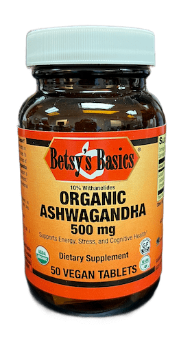 Betsy_s Basics Organic Ashwagandha 500 mg