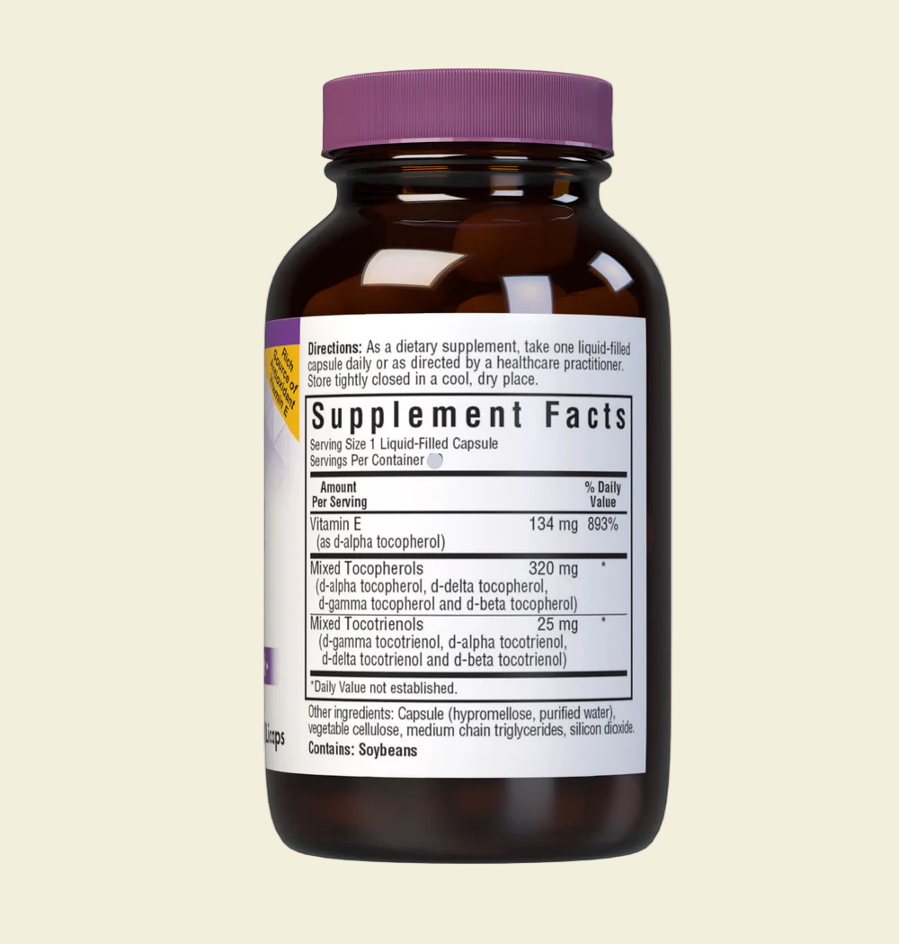 Natural - Full Spectrum Vitamin E Complex, licaps