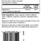 Betsy_s Basics Magnesium Glycinate Supplement Facts