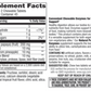 Betsy_s Basics Chewable Natural Papaya Enzymes Supplement Facts Label