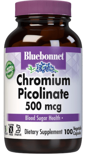 Bluebonnet Nutrition Chromium Picolinate 500 mcg