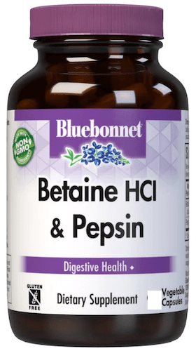 Bluebonnet Nutrition Betaine HCl and Pepsin