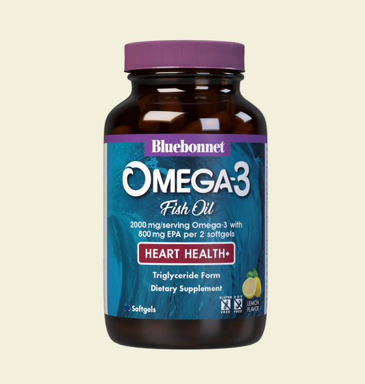 Bluebonnet Nutrition Omega-3 Fish Oil Heart Health