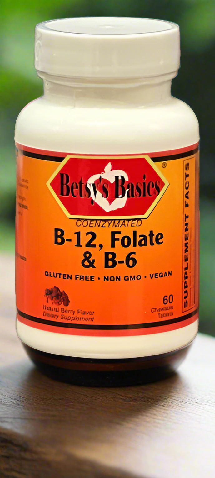 Betsy_s Basics Coenzymated B12 Folate and B6 chew tabs