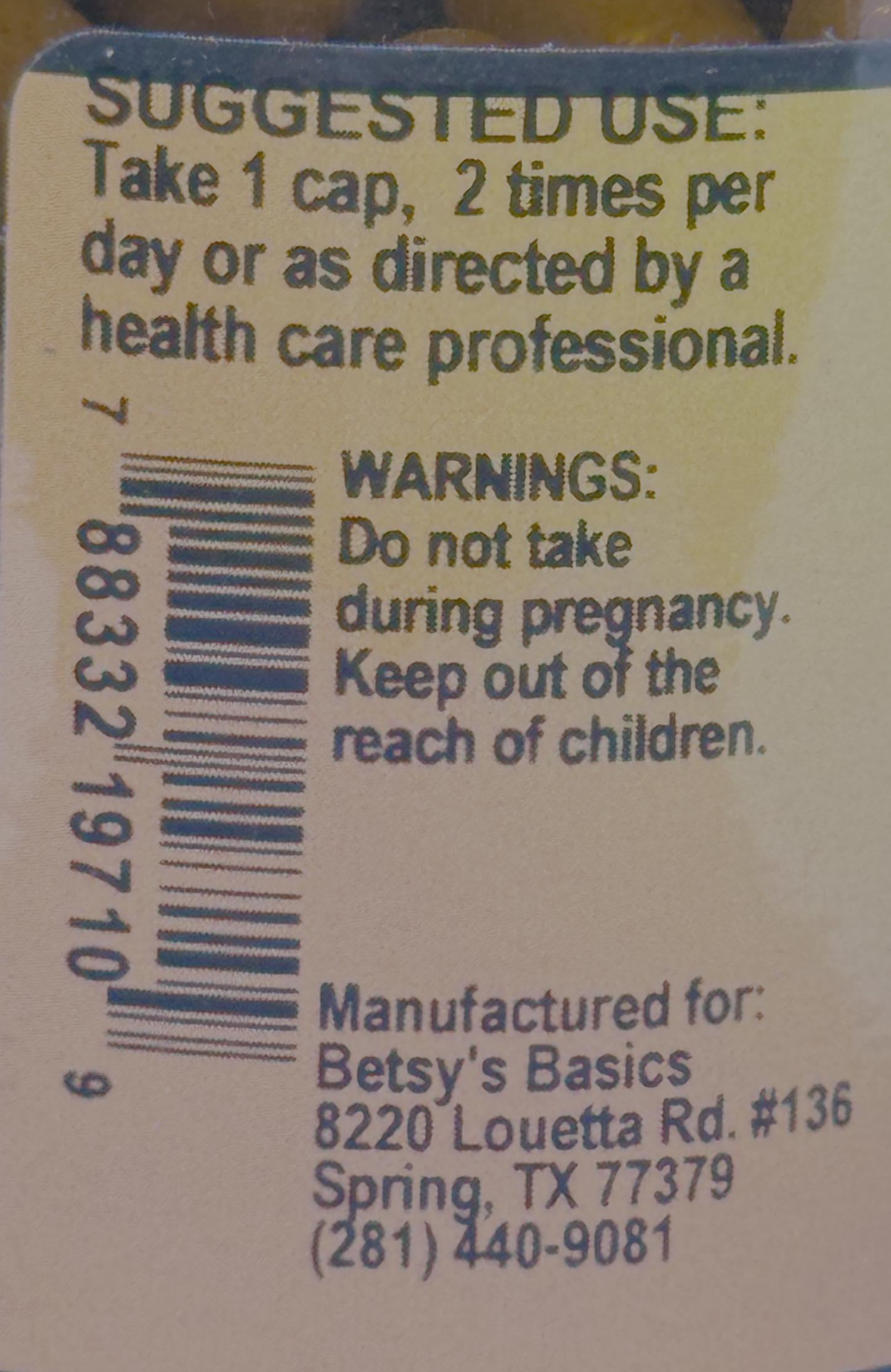Betsy_s Basics Ashwagandha Left Panel