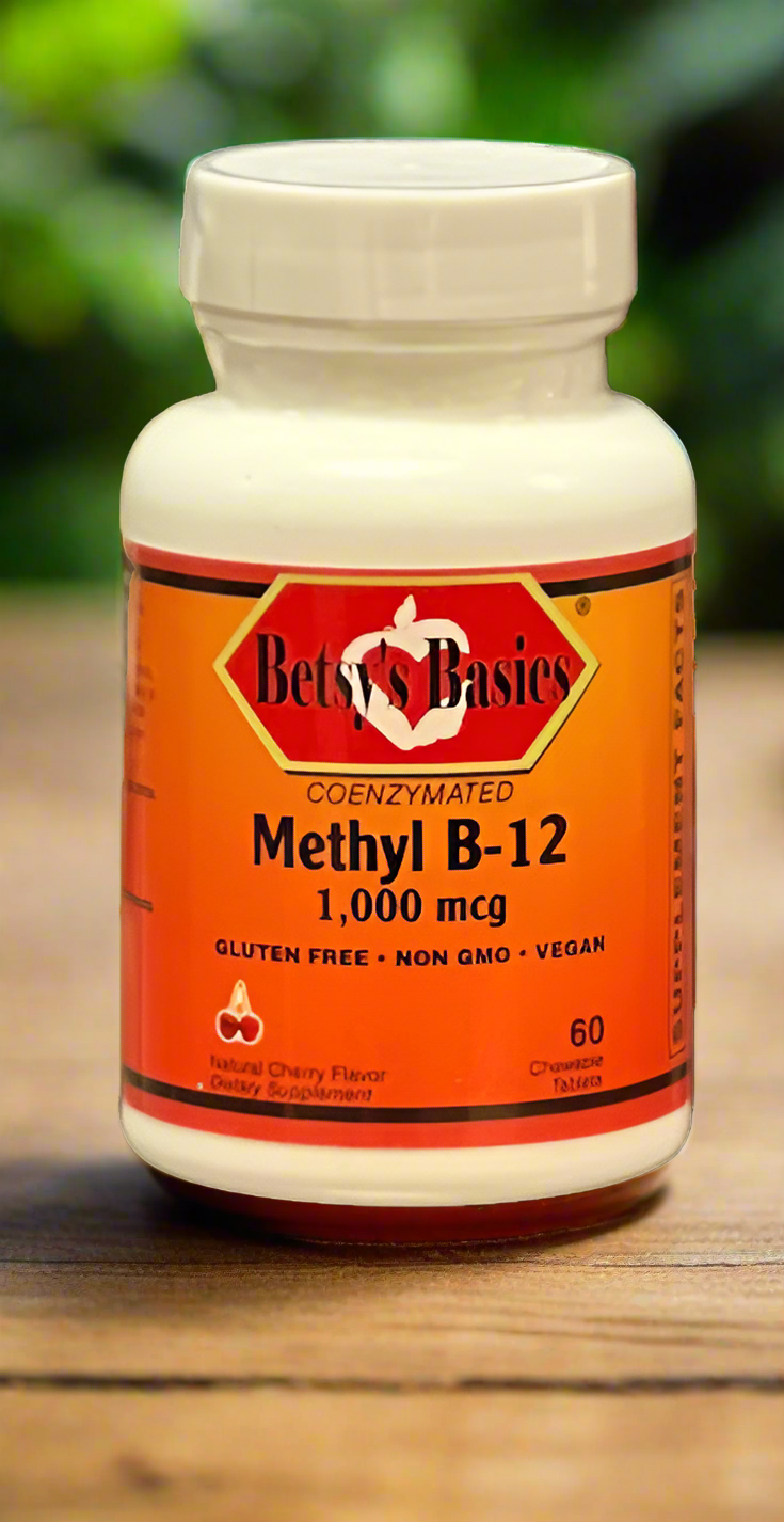 Betsy_s Basics Coenzymated Methyl B-12 1000 mcg chew tabs