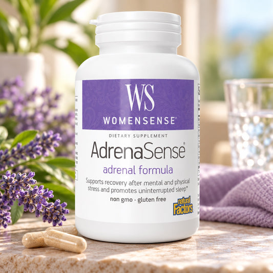 WOMENSENSE ADRENASENSE 60 VCAP BY NATURAL FACTORS 
