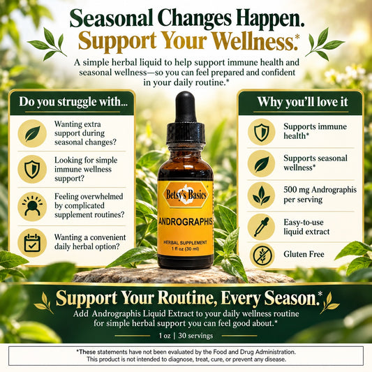 Betsy_s Basics Andropraphis Liquid Herbal Supplement