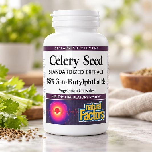 CELERY SEED EXTRACT 60 VCAP BY NATURAL FACTORS 