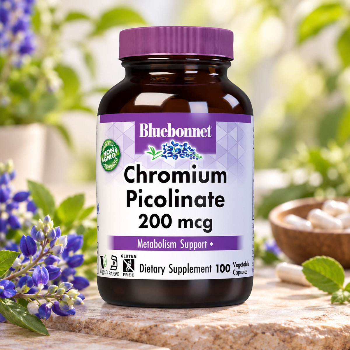 Bluebonnet Nutrition Chromium Picolinate 200 mcg
