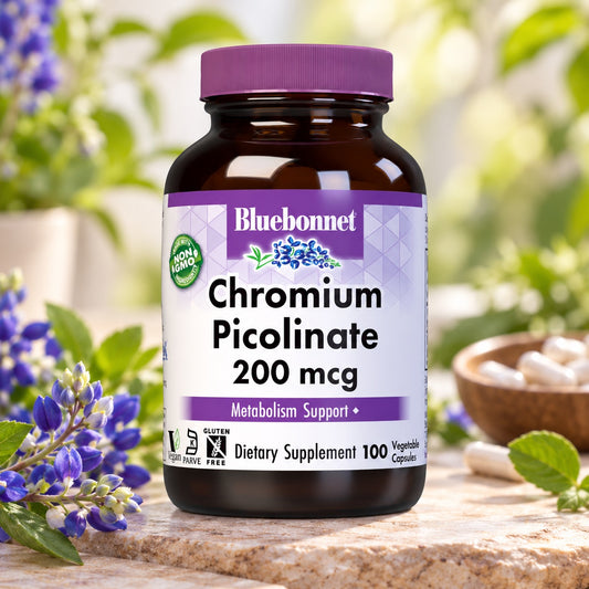 Bluebonnet Nutrition Chromium Picolinate 200 mcg