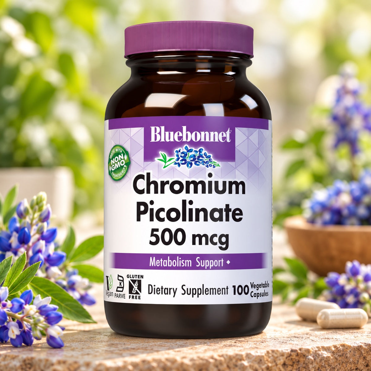 Bluebonnet Nutrition Chromium Picolinate 500 mcg