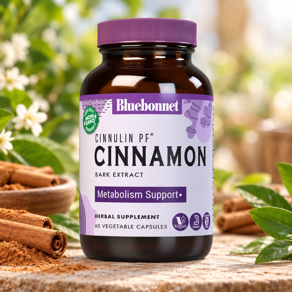 Bluebonnet Nutrition Cinnulin PF Cinnamon