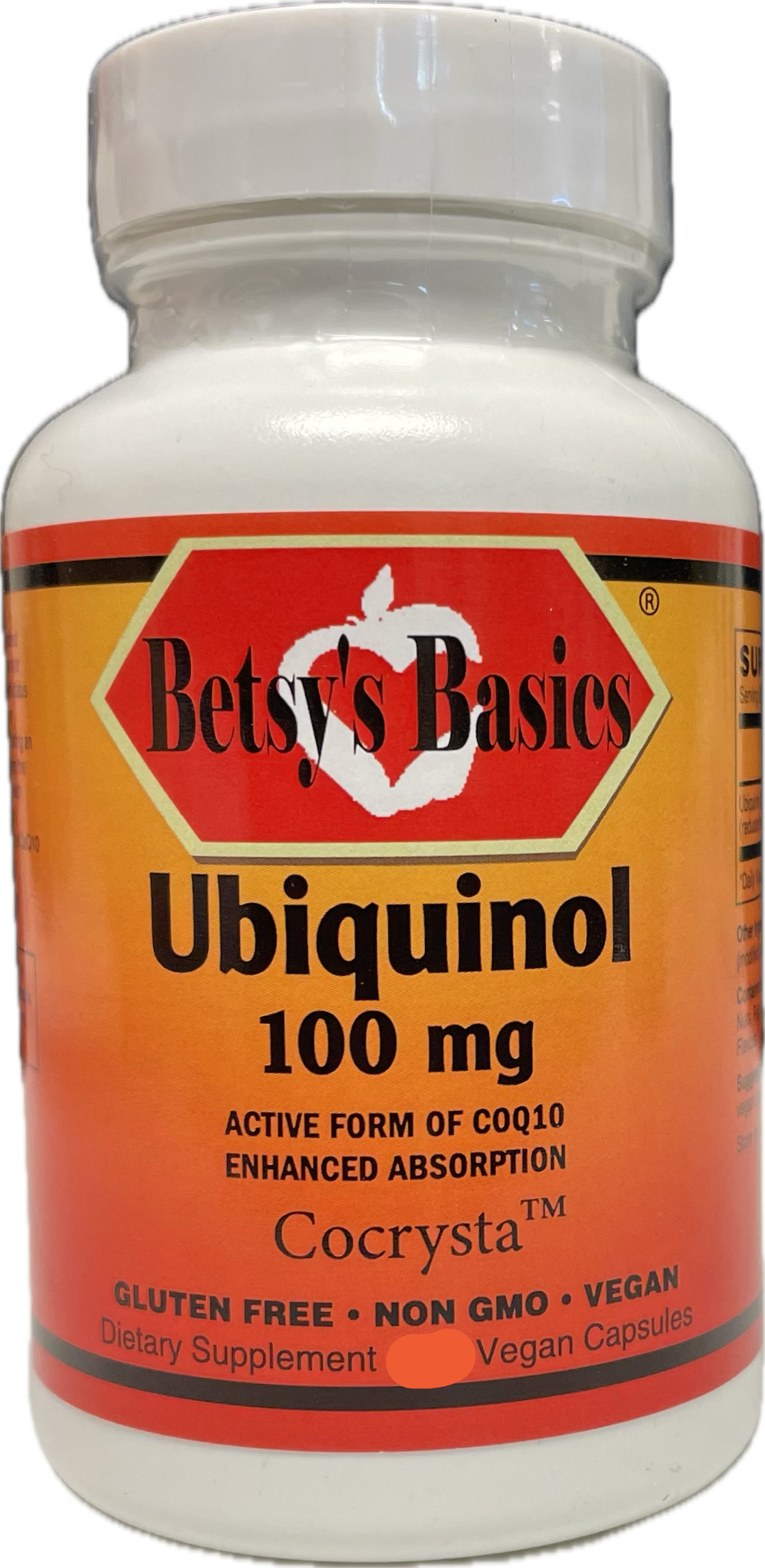 Betsys Basics Cocrysta Ubiquinol 100 mg