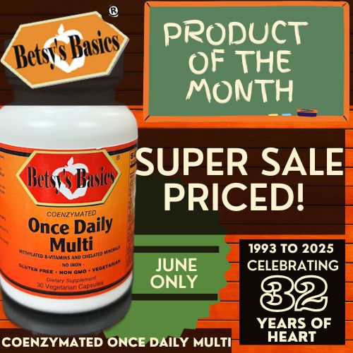 Betsy_s Basics Coenzymated Once Daily Multi on Super Sale this June