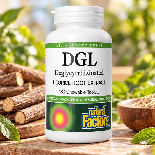 DGL 400 MG 90 CHEW TAB NATURAL FACTORS 
