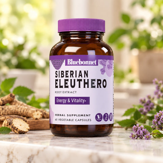 STANDARDIZED SIBERIAN ELEUTHERO ROOT EXTRACT 60 VCAP BY BLUEBONNET NUTRITION 