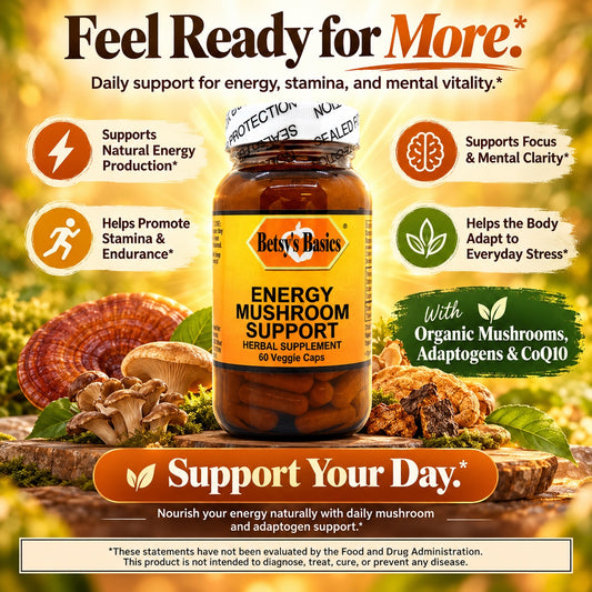 Energy Mushroom Support, 60 vcap