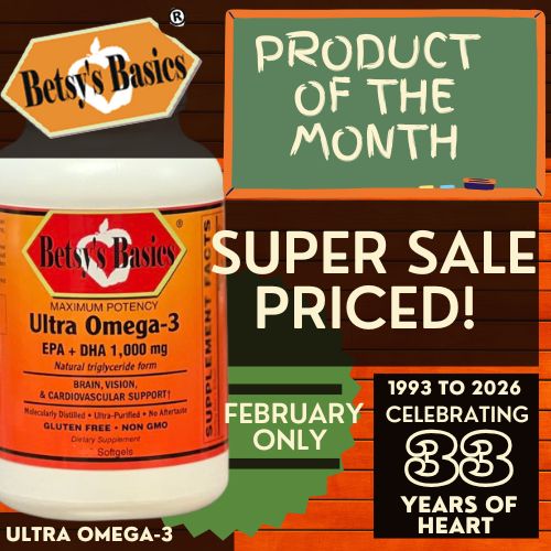 Betsy_s Basics Ultra Omega-3 on Super Sale this February