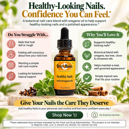 Betsy_s Basics Healthy Nails with Oregano Oil
