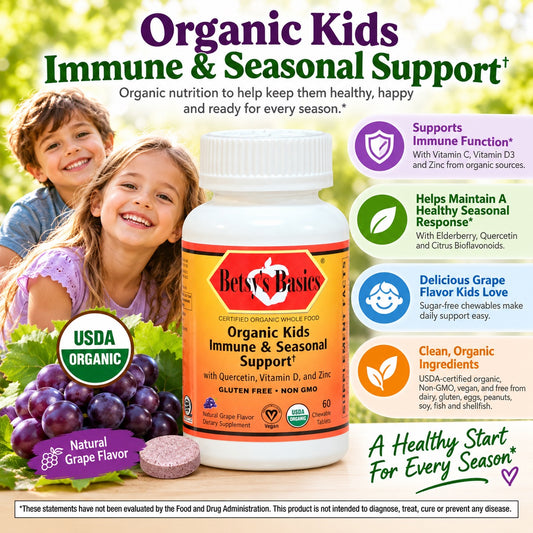 Betsy_s Basics Organic Kids Immune and Seasonal Support