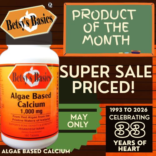 Betsys Basics Algae Based Calcium on Super Sale this May