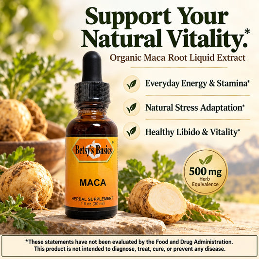 Betsy_s Basics Liquid Maca Herbal Supplement