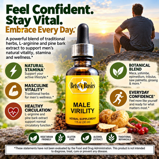 Betsy_s Basics Male Virility Liquid Supplement