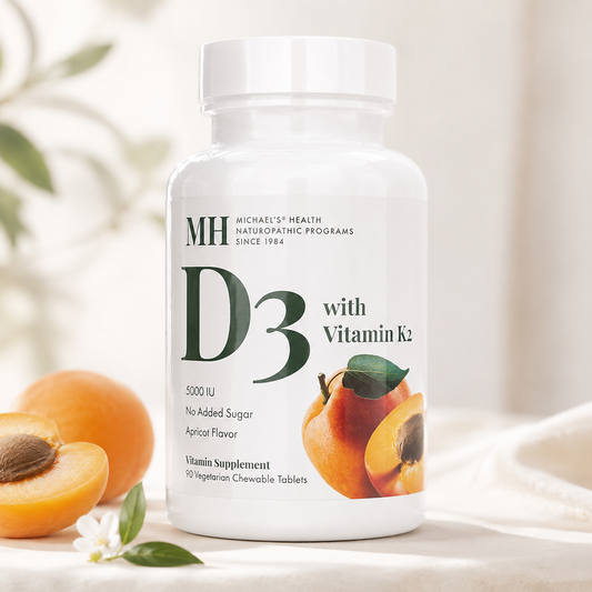 Vitamin D3 (5000 IU) w/ Vitamin K2, 90 chew tab