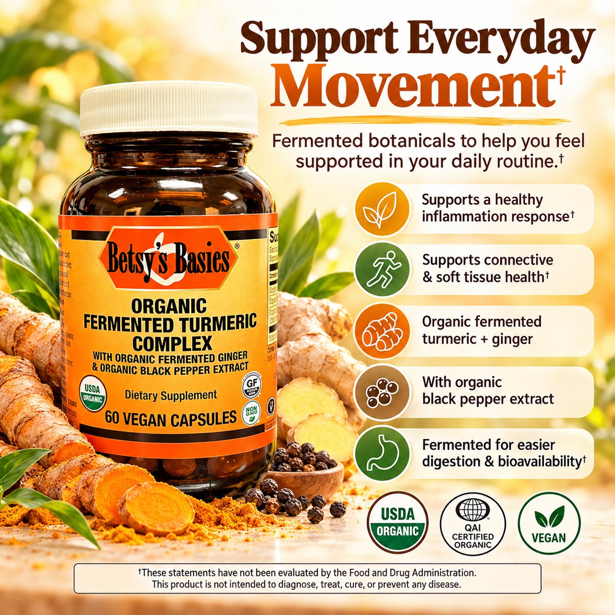 Betsy_s Basics Organic Fermented Turmeric Complex