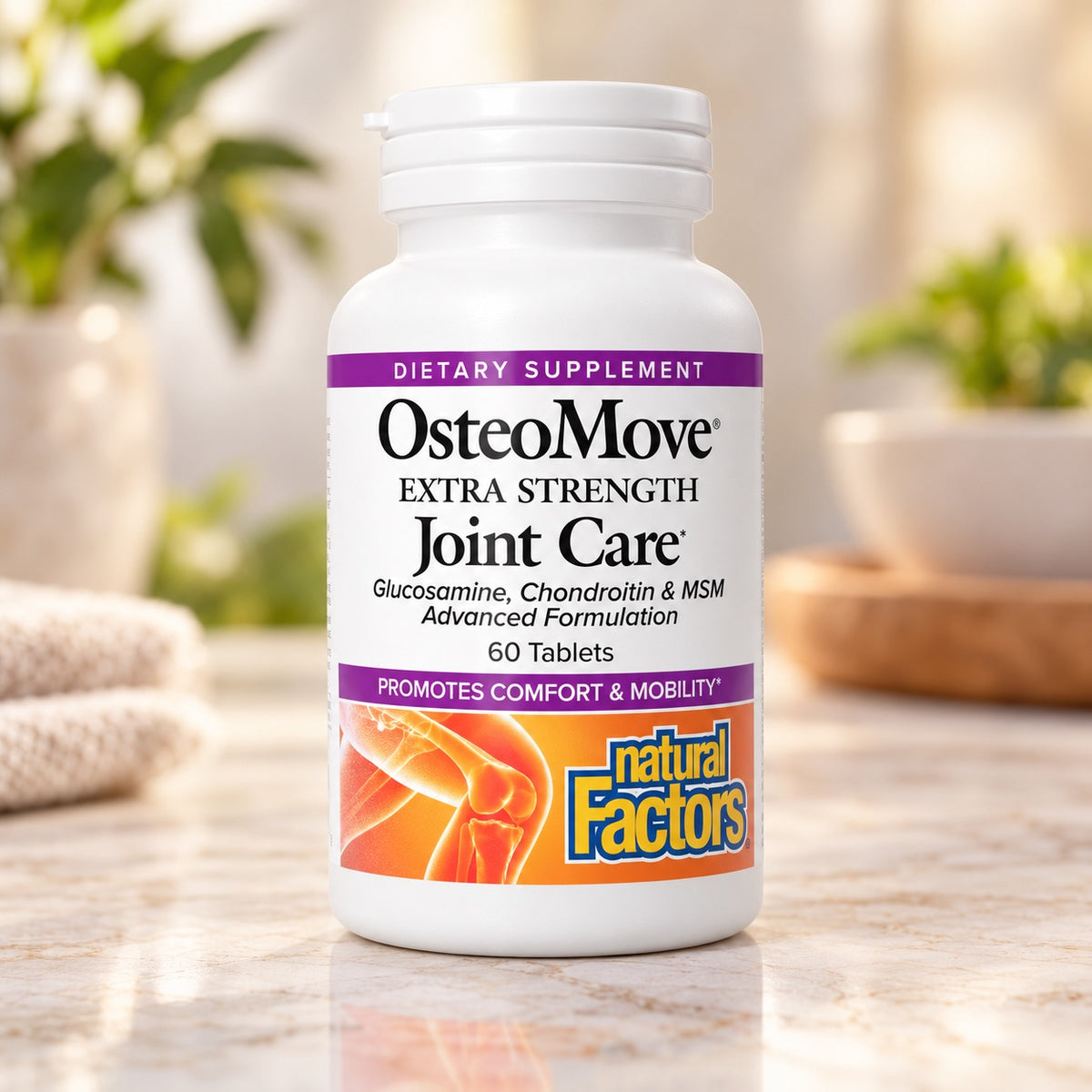 OSTEOMOVE JOINT CARE EXTRA STRENGTH 60 TAB NATURAL FACTORS 