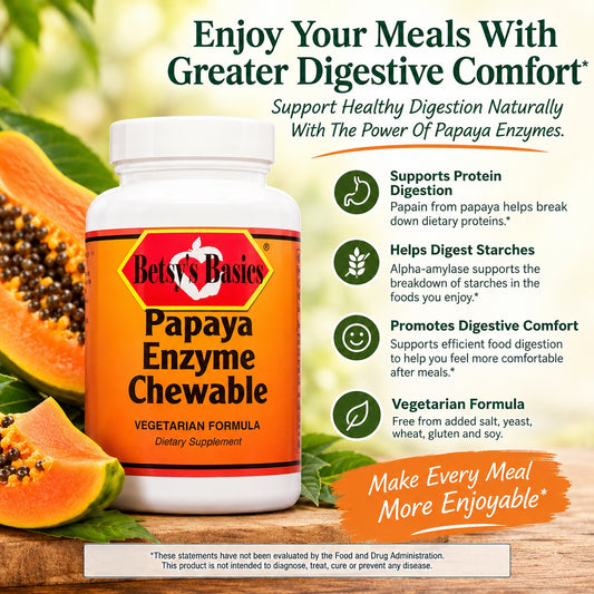 Betsy_s Basics Papaya Enzyme Chewable