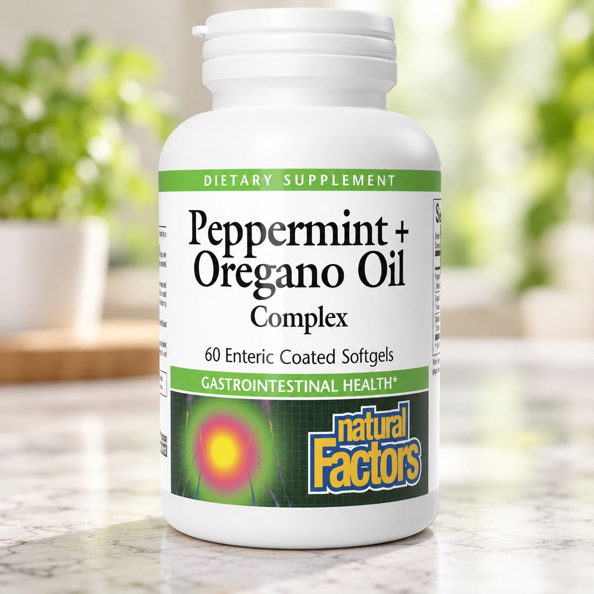 Natural Factors Peppermint & Oregano Oil Complex
