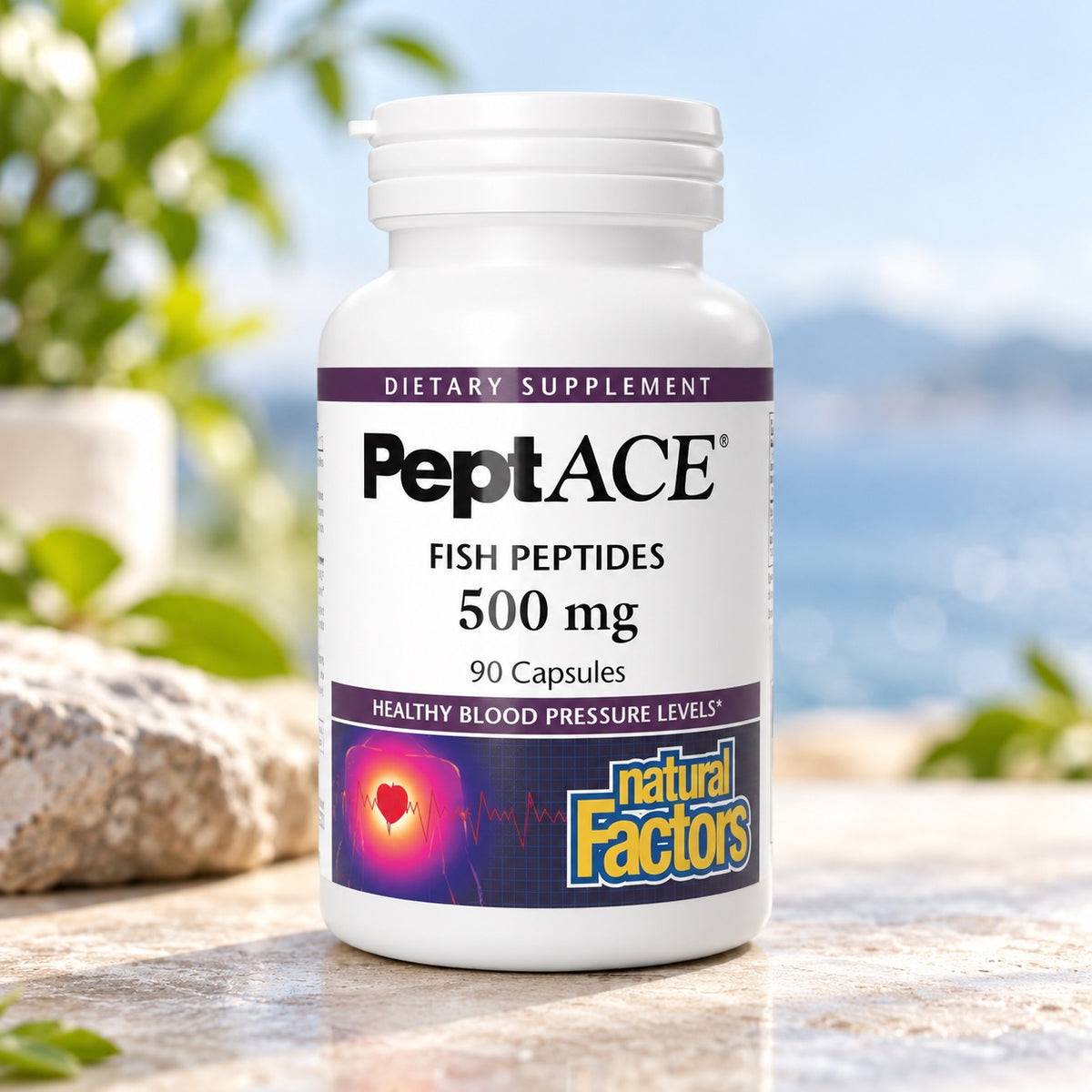 PEPTACE FISH PEPTIDES 500 MG 90 CAP BY NATURAL FACTORS 