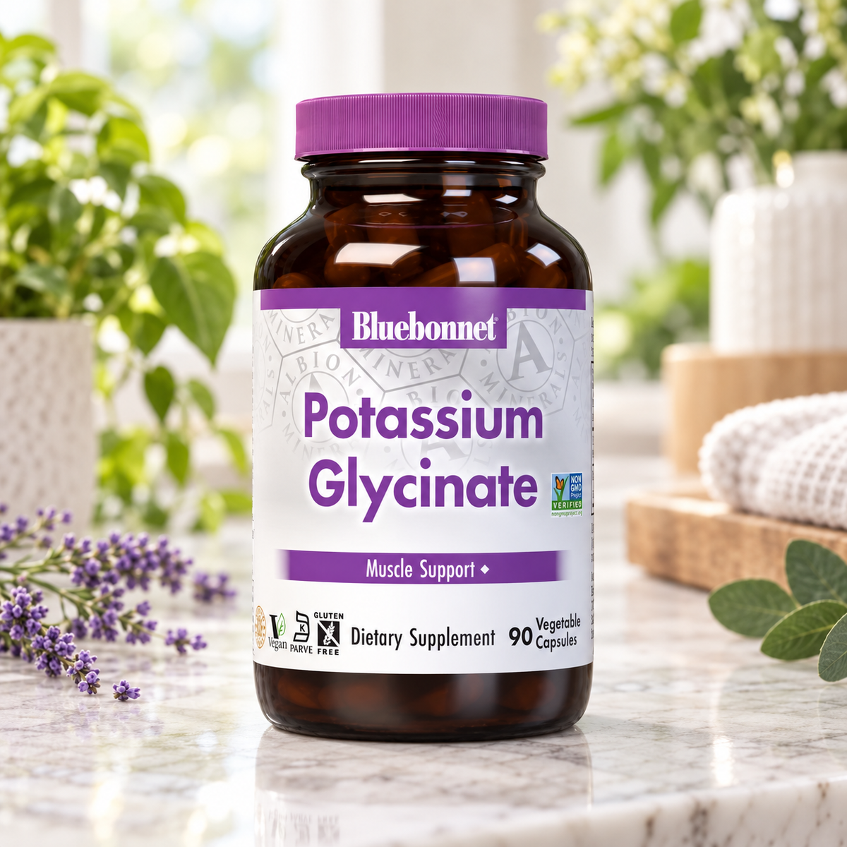 Bluebonnet Nutrition ALBION® POTASSIUM GLYCINATE 99 MG