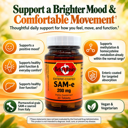 Betsy_s Basics Enteric-Coated SAM-e