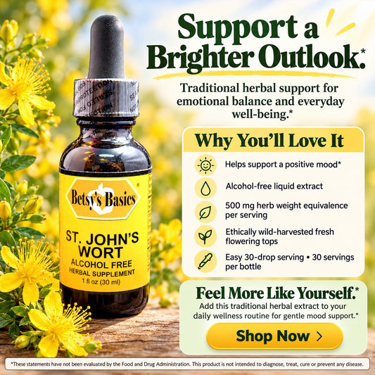 Betsy_s Basics St John_s Wort Liquid Supplement