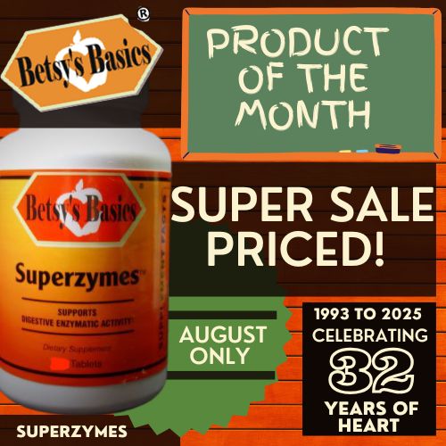 Betsy_s Basics Superzymes on Super Sale this August