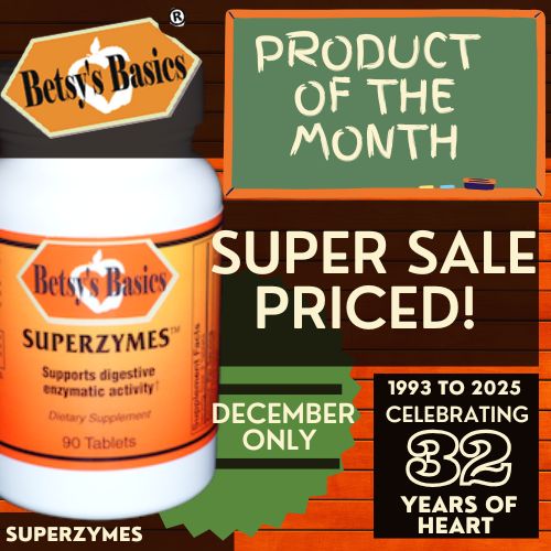 Betsy_s Basics Superzymes on Super Sale this December