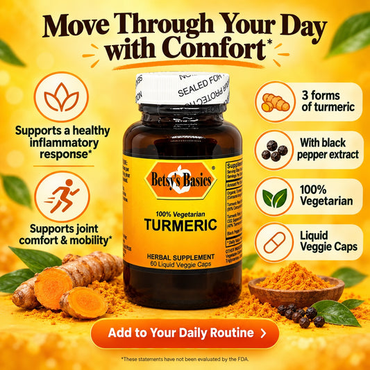 Betsy_s Basics Turmeric Liquid VCaps