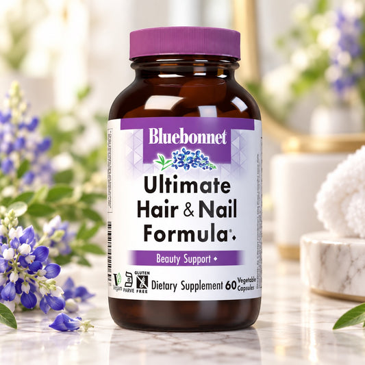 ULTIMATE HAIR & NAIL FORMULA 90 VCAP BY BLUEBONNET NUTRITION 