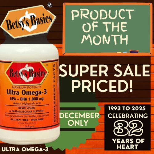 Betsy_s Basics Ultra Omega-3 on Super Sale this December
