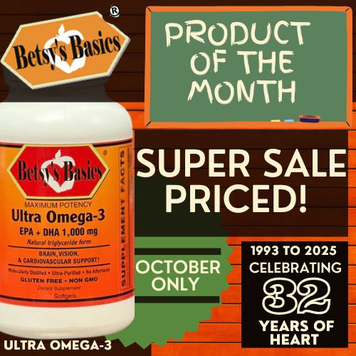 Betsy_s Basics Ultra Omega-3 on Super Sale this October
