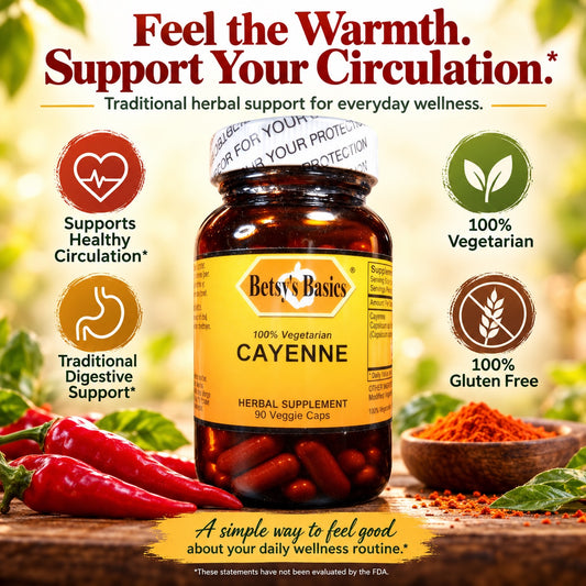 Betsy_s Basics Cayenne Powder Veggie Caps