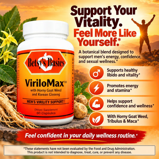 Betsy_s Basics ViriloMax Men_s Virility Support