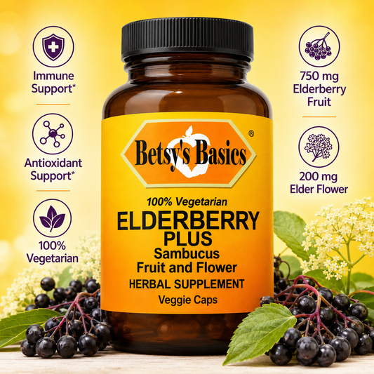 Elderberry Plus, 90 vcap