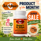 Betsy's Basics Women's Flora & Urinary Tract Health Probiotic supplement bottle, labeled 'Women's 50 Billion', surrounded by promotional sale graphics, checkmarks, and product capsules on a light background.