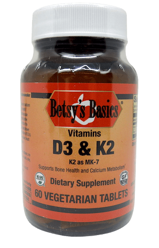 Betsy_s Basics Vitamins D3 and K2 with K2 as MK-7
