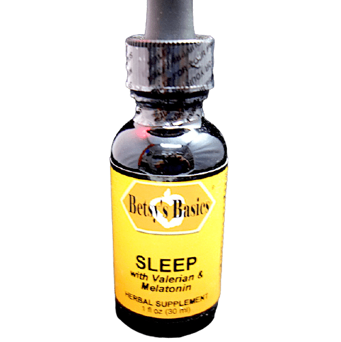 Betsy_s Basics Sleep with Valerian and Melatonin Liquid Supplement